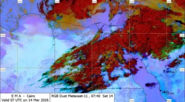 الأرصاد تكشف تفاصيل حالة الطقس وتوقعات الظواهر الجوية خلال الأسبوع الجاري